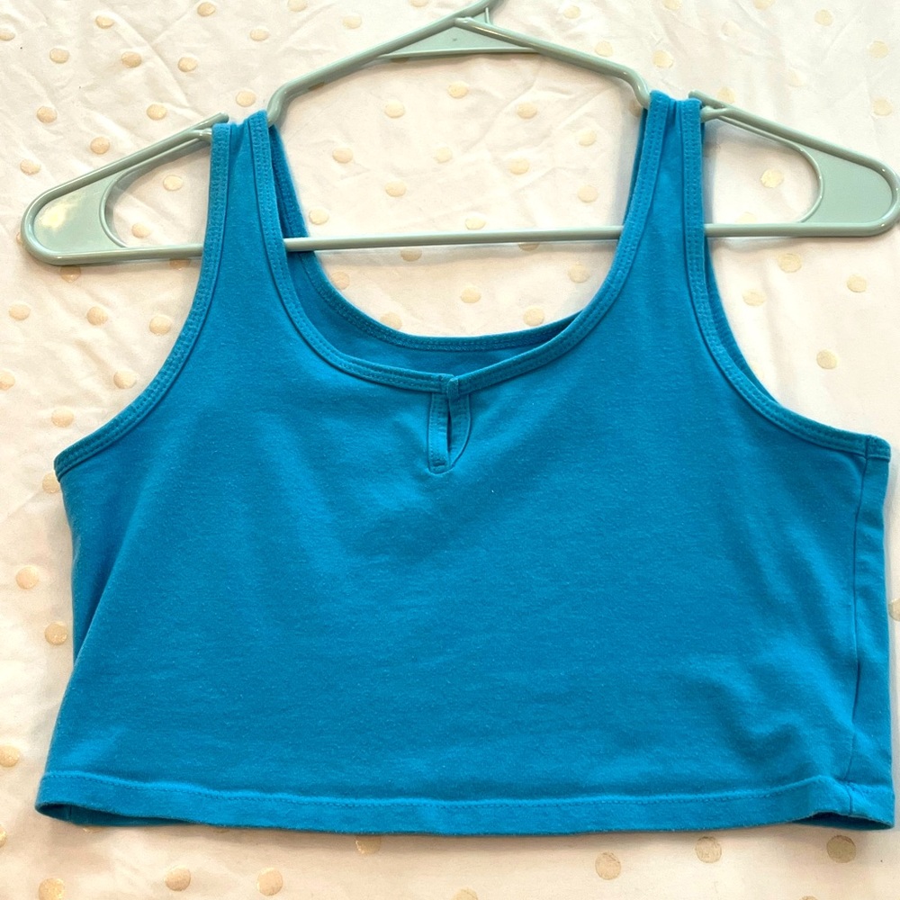 blue tank